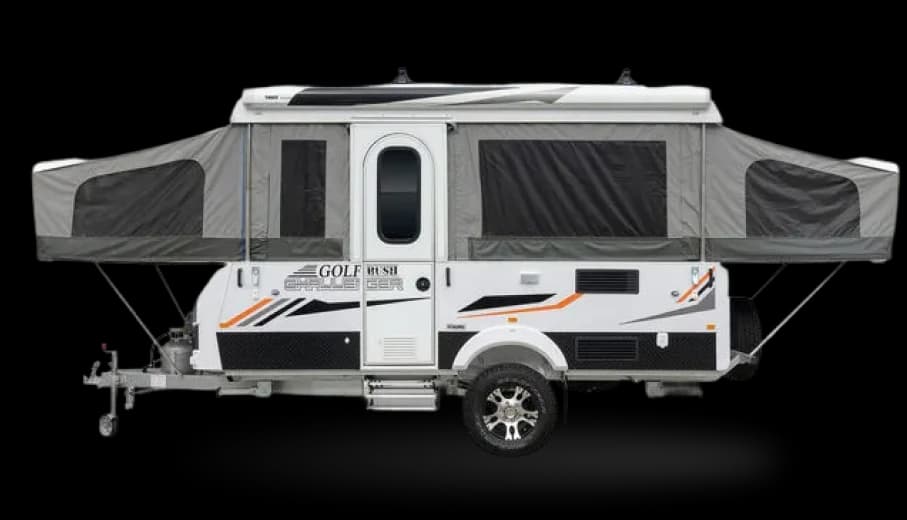 Golf camper trailer
